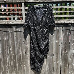 NWOT side rouched dress